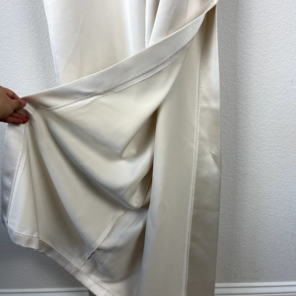 BHLDN Monique Lhuillier Bridesmaids Doutzen Wide Leg Jumpsuit Size 18 Ivory NWT - Picture 6 of 16